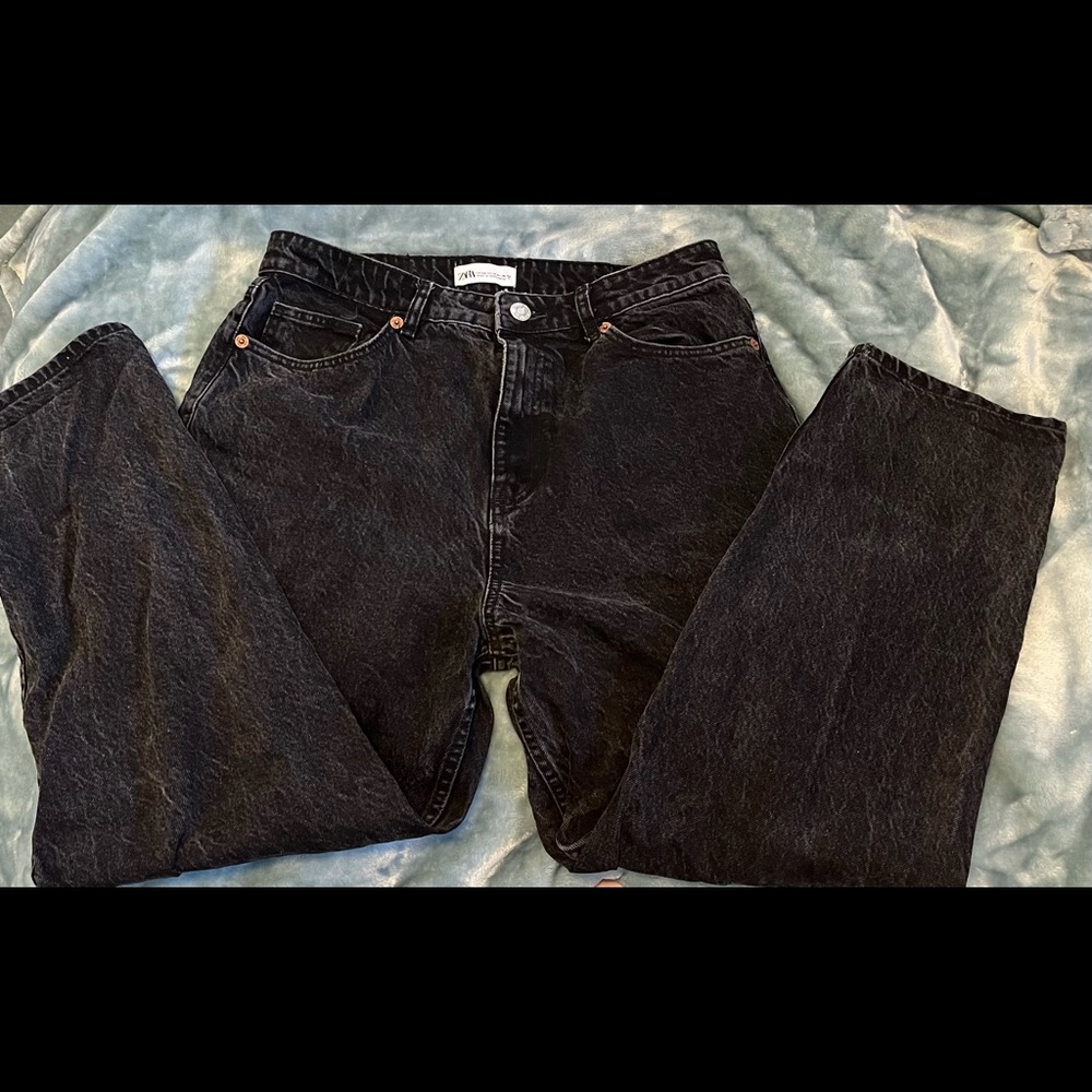 Black High Waisted denim